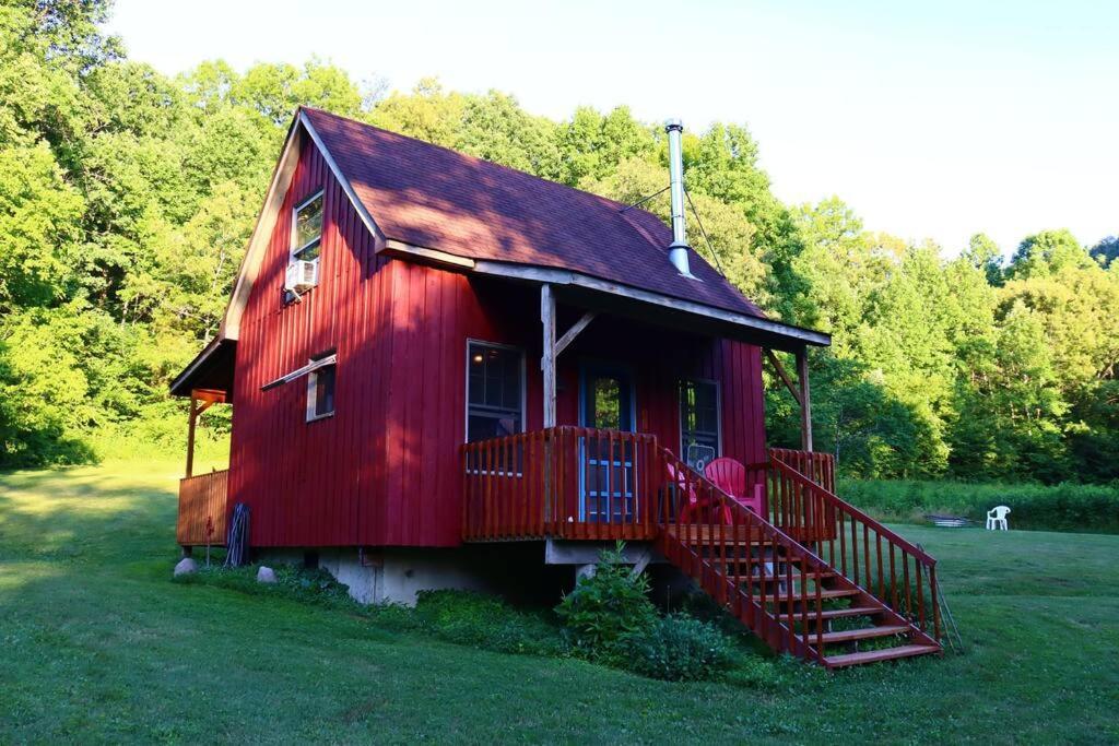 Secluded Cabin On Red Haven Farm Irvine المظهر الخارجي الصورة